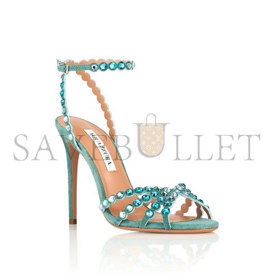 AQUAZZURA TEQUILA SANDAL 105 TQLHIGS0-SUE-LGE